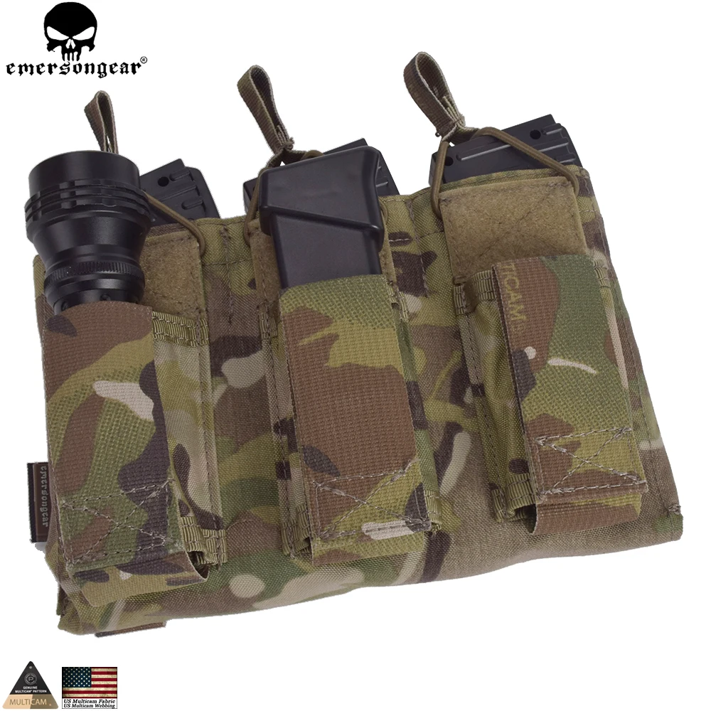 EMERSONGEAR 5 56 тройная с открытым верхом сумка для пистолета страйкбольная военная