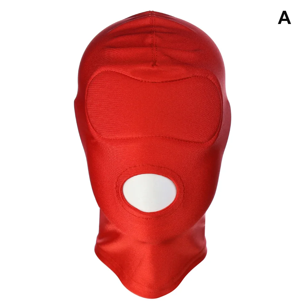 1 Pcs Mask Hood Sex Toy Product Games Cosplay Bondage Headgear Safe Halloween Gift-40 | Красота и здоровье