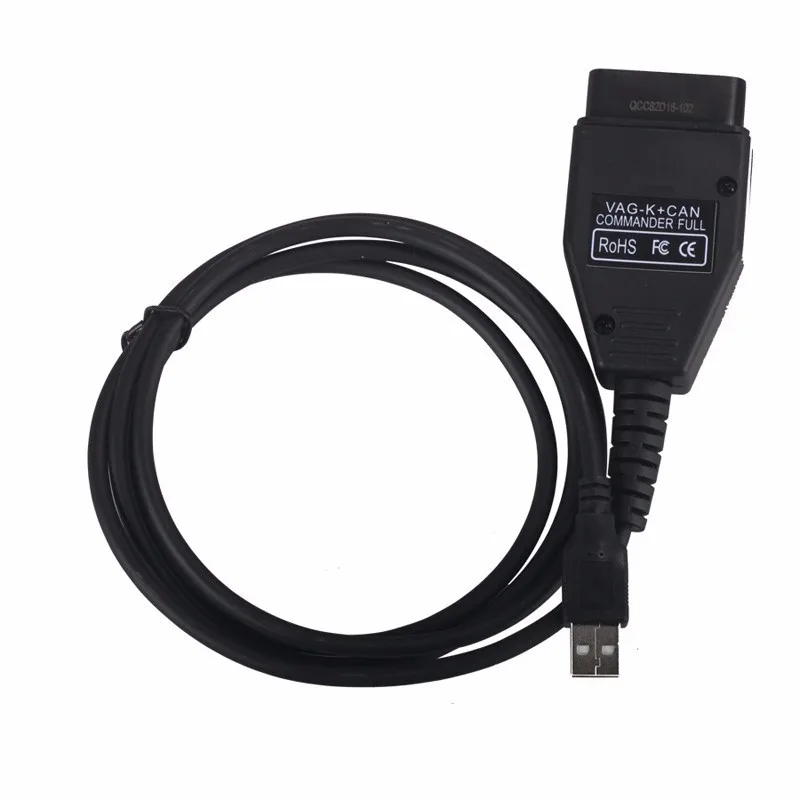 VAG K+ CAN Commander 1,4 OBD2 диагностический сканер инструмент OBDII VAG 1,4 COM Кабель VAG K CAN 16-контактный кабель Com