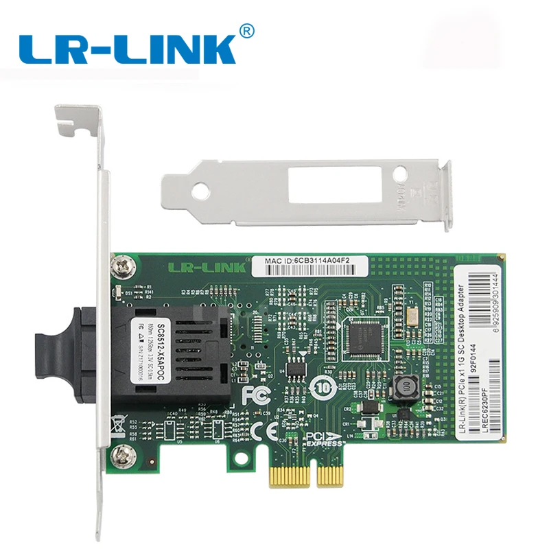 LR-LINK 6230PF Сетевая карта Gigabit Ethernet 1000base-sx PCI Express Волоконно-оптический сетевой
