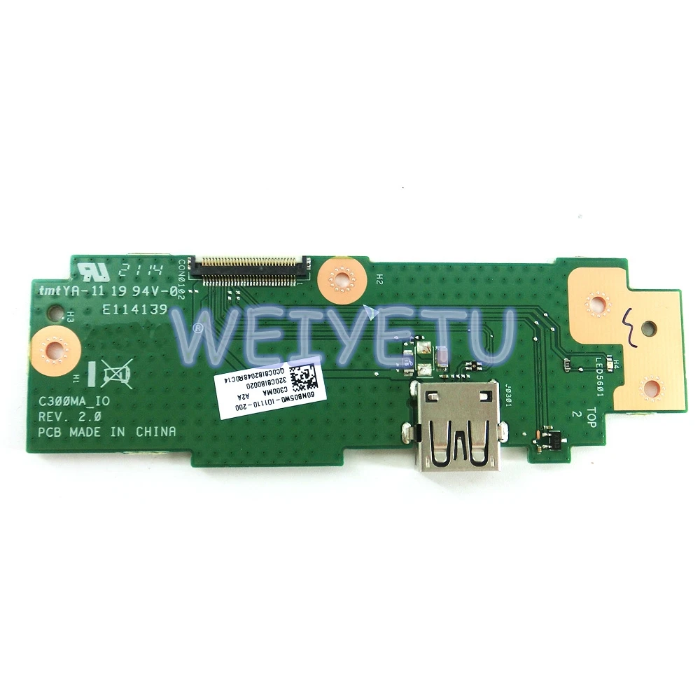 Для ASUS C300 C300MA DB01 USB плата IO BAORD с лентой 60NB05W0 IO1110 200 работает|Компьютерные кабели и