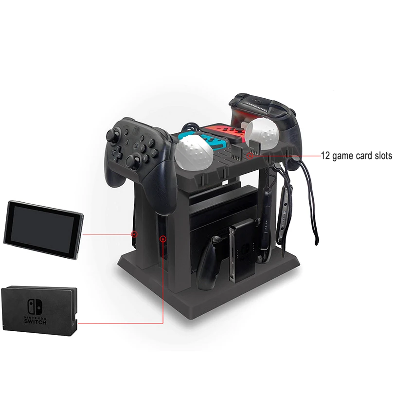 Аксессуары для Nintendo Switch аксессуары игровых дисков контроллеров и ТВ-док |