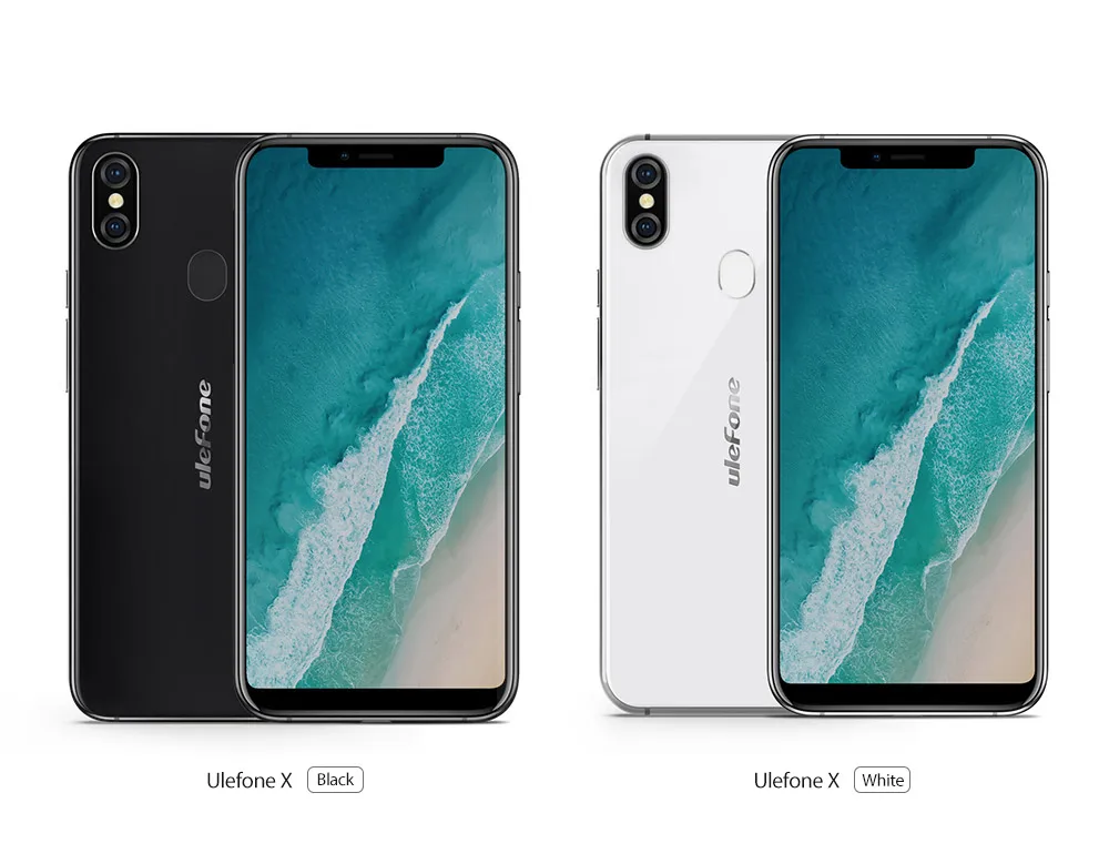 Ulefone X 5 85 "HD + смартфон MT6763 Octa Core Android 8 1 Оперативная память 4G B Встроенная 6 16MP 3300