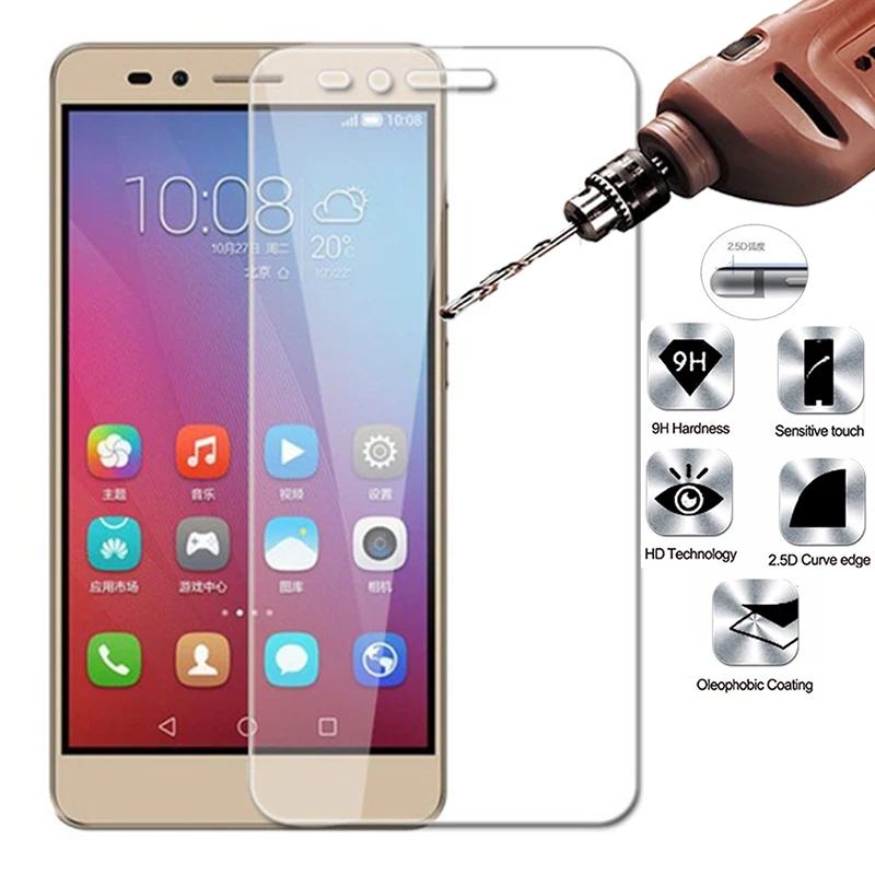 10 шт./лот 2.5D Закаленное стекло для Huawei GR5 9H Высококачественная Взрывозащищенная