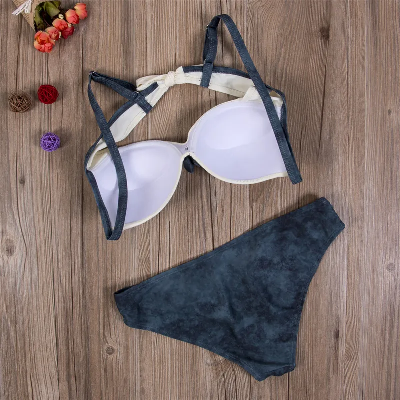 2018 Новый Многоцветный летний пляжный купальник со стальным поддоном и нагрудным