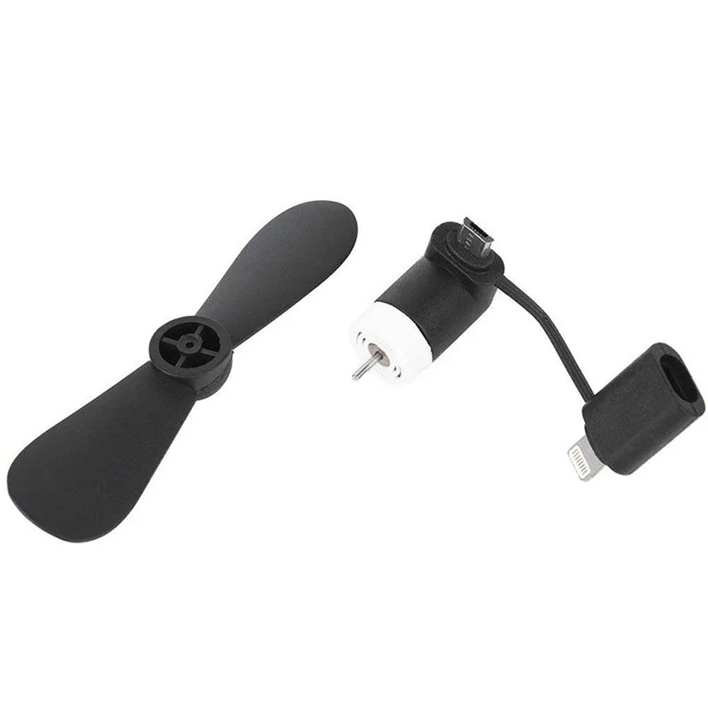 3 в 1 портативный мини кулер для сотового телефона USB вентилятор для iPhone Android Тип C микро мобильный телефон USB мини вентилятор мобильный телефон Охлаждающие вентиляторы