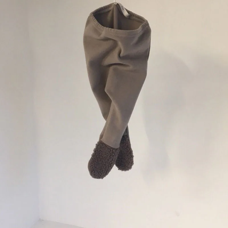 Осенне зимние Бархатные леггинсы для малышей в Корейском стиле|Колготки| |