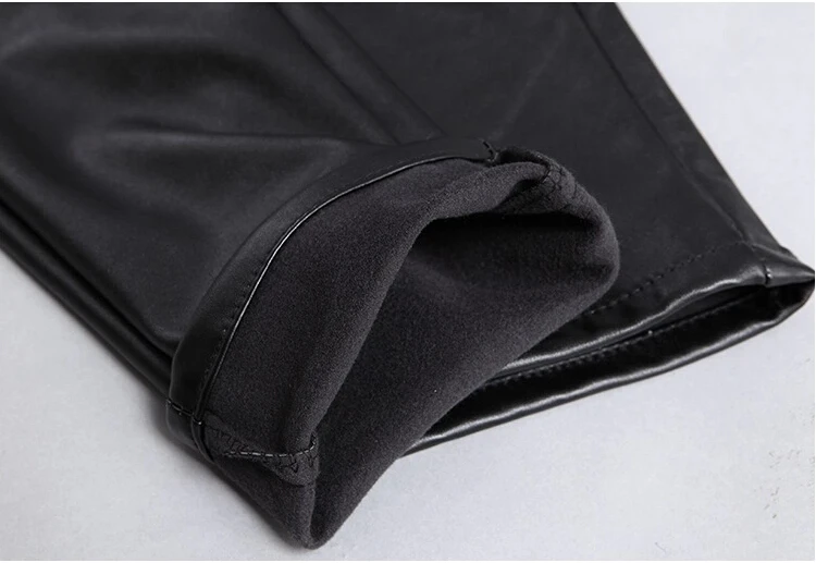 2015 мужские обтягивающие брюки из искусственной кожи черные золотые 36 тонкие