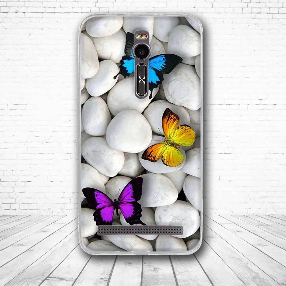 Мягкий силиконовый чехол для ASUS Zenfone 2 ZE551ML ZE550ML 5 дюймов с 3D принтом задняя крышка
