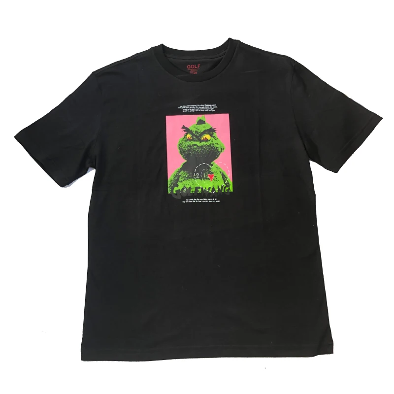 Новинка года; Роскошные футболки для гольфа «Le Fleur Tyler The Creator»; футболка в стиле хип-хоп; уличные хлопковые футболки для скейтборда; футболка; топ;# A1