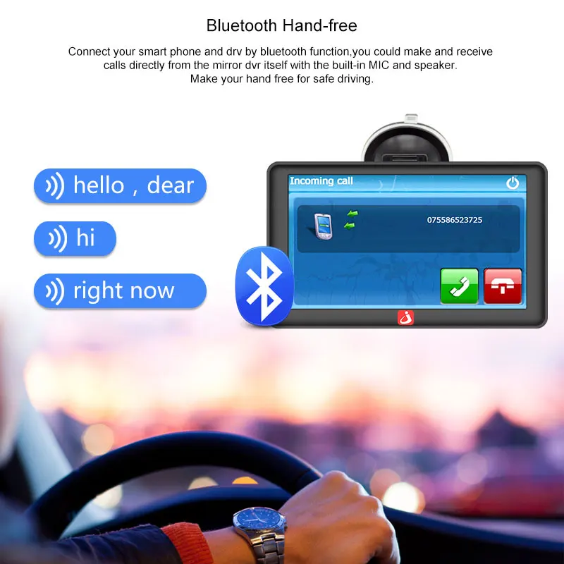 Навигаторы Junsun 7 дюймов HD Автомобильный GPS Навигации FM MP3/MP4 Плееры Навител/Европа