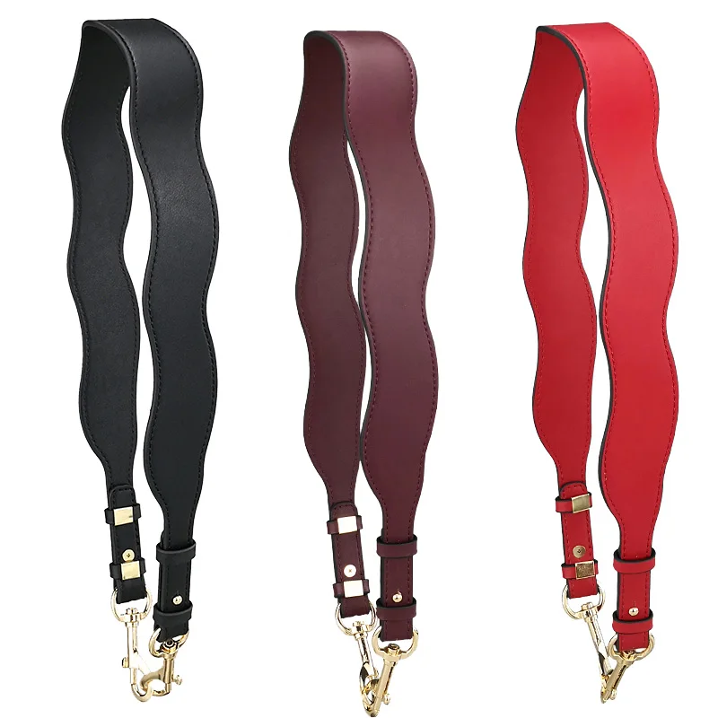 

NIGEDU Bag Strap Accessories For Bags Wave Belt Shoulder Strap Famous Brand Woman Guitar Straps