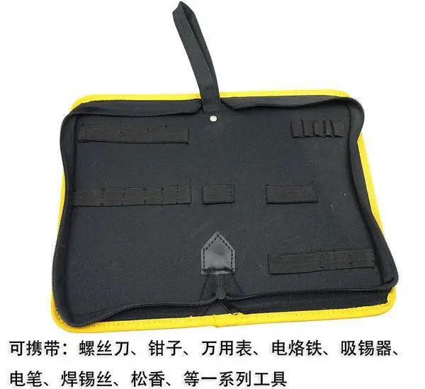 Высококачественный бумажник для инструментов набор электроремонта |