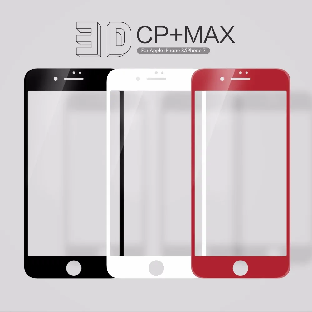 Закаленное стекло NILLKIN для iphone 8 полное покрытие 3D CP + MAX Защитная пленка экрана plus |