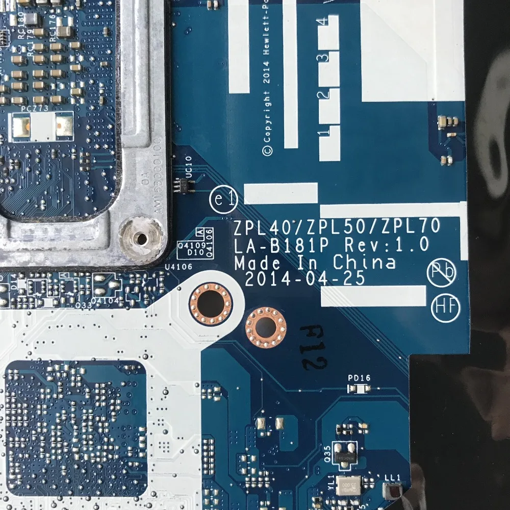 782952-001 для HP 440 G2 450 материнская плата ноутбука ZPL40/ZPL50/ZPL70 LA-B181P с i3-4030U процессором