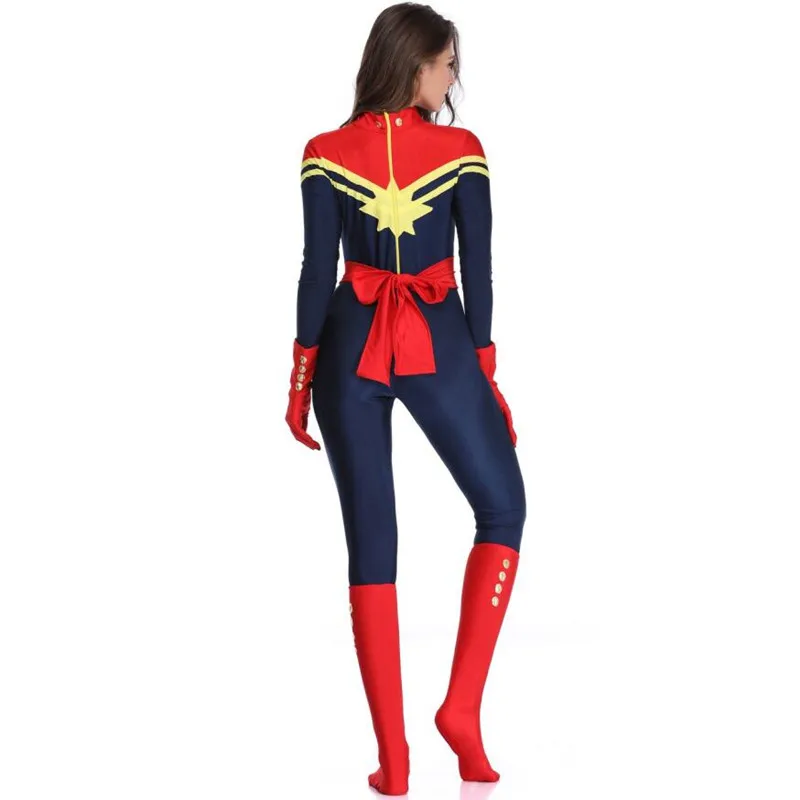 Взрослый костюм супердевушки высокого качества Marvel Мстители костюмы косплей супергероя Тор Американский капитан комбинезоны Z1907