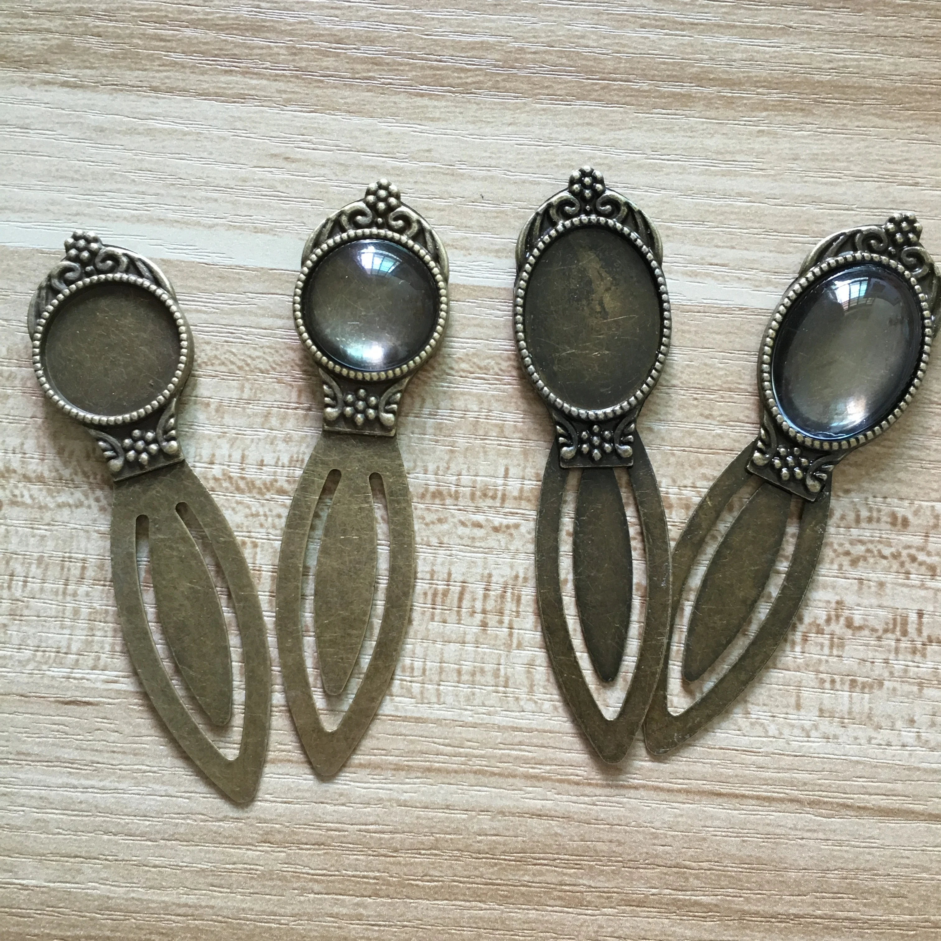 Tenacity peiao 5 шт антикварные бронзовые в виде книжных закладок основание подходит 18