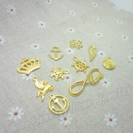 

Explosion models Mix 100 pcs Charms Pendant Gold plated Zinc Alloy Fit Bracelet Necklace DIY Metal Jewelry Findings