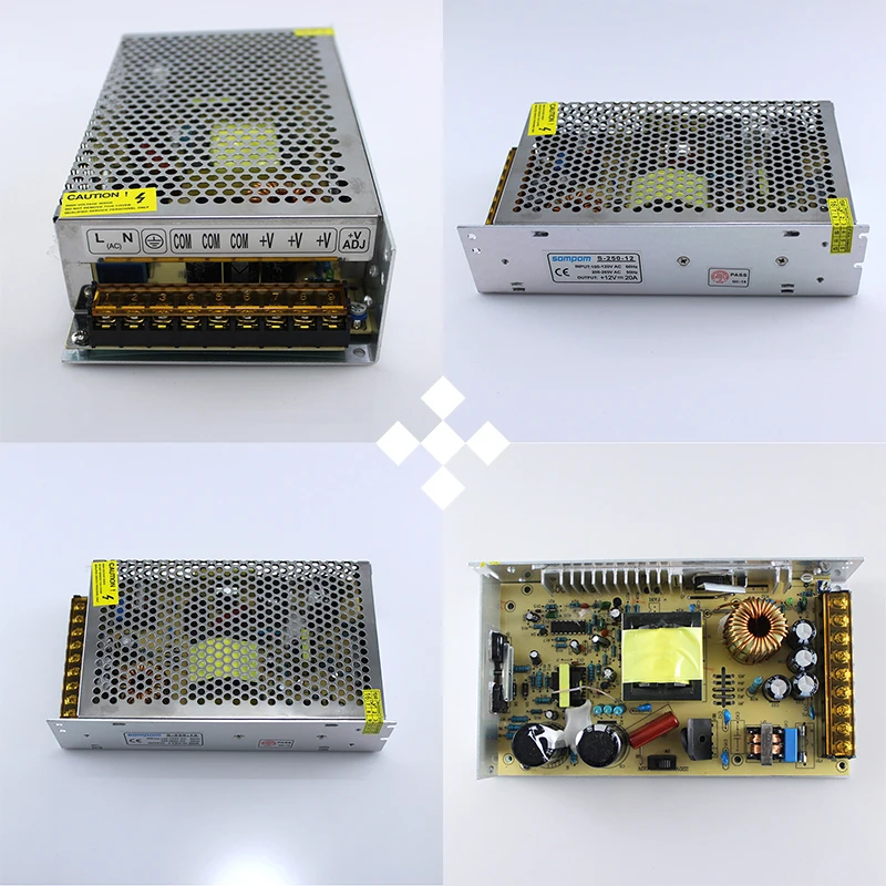 DC12V 20A 250 Вт AC85V-265V импульсный источник питания высококачественный светодиодный драйвер для блок питания светодиодной ленты адаптер питания