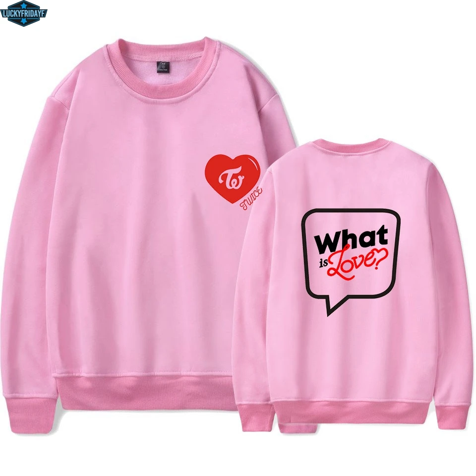 Twice Sweatshirts Men Casual Crewneck Kpop Hoodie Harajuku Pullover Sweatshirt Fashion Female Cool Plus Size Tops | Мужская одежда