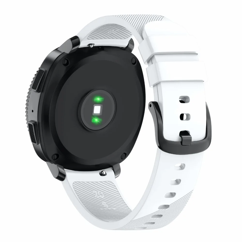 Большой/маленький размер 20 мм ширина для samsung gear спортивный ремешок металлические ремешки с пряжками силиконовый ремешок для samsung gear S2 классический ремешок