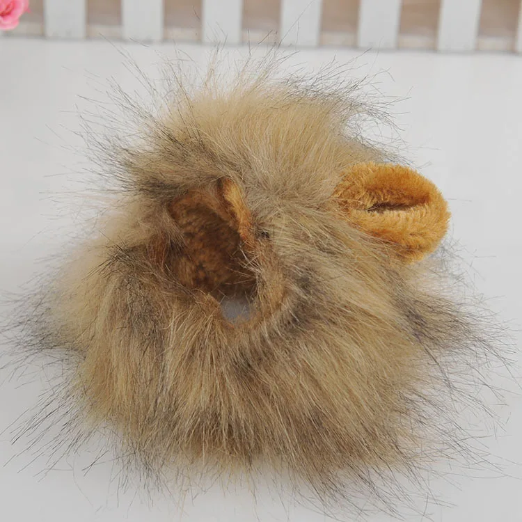 Король Кот парик для собак кошек аксессуары домашних животных головные уборы Лев