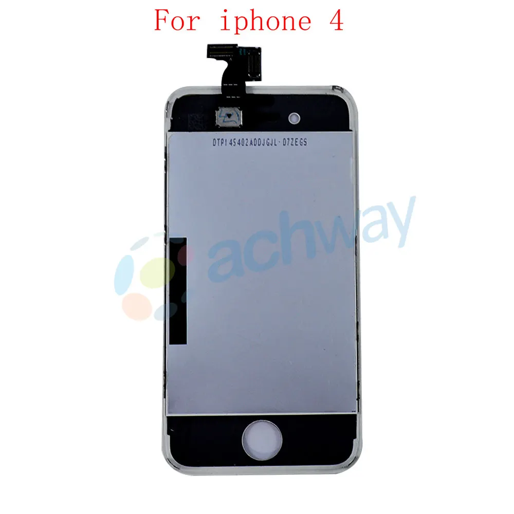Черный ЖК-дисплей для Apple IPhone 4/телефон сенсорный экран дигитайзер в сборе Замена