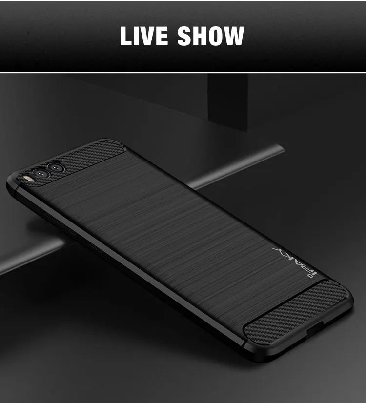 Для Xiaomi Mi Note 3 чехол IPAKY силиконовый карбоновый гибридный защитный чехол для Xiaomi Mi Note 3 чехол