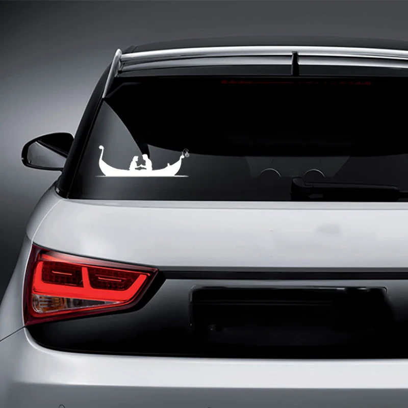 

Lovers On Boat Home Decor Car Truck Window Decal Sticker Warm And Romantic Decor Decals