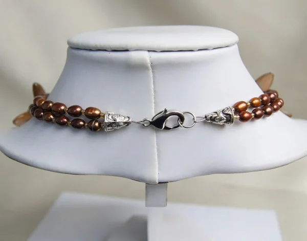 Новый невесты подарки из бисера Цепочки и ожерелья бисерные украшения Жемчужное