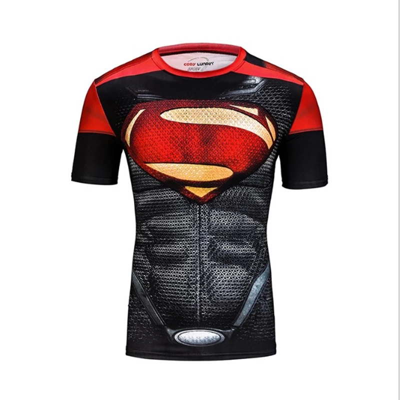 Супер человек Рашгард Mma боксерская футболка с длинным рукавом Muay Thai Gi Jiu Jitsu rashguards