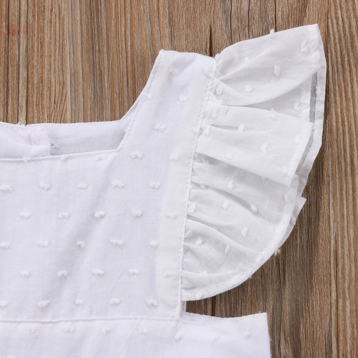 Newborn Kids Baby Girl Ruffle Top Sleeveless T-shirt Blouse Dress Clothes Summer Size 0-3T | Детская одежда и обувь