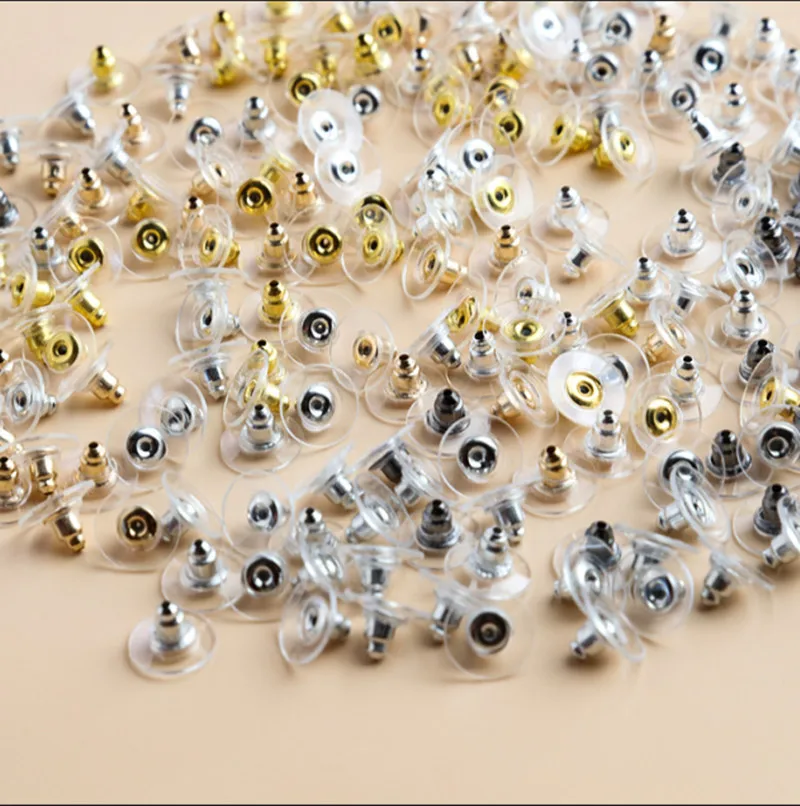 100 шт. стопоры для сережек-гвоздиков из нержавеющей стали | Украшения и аксессуары