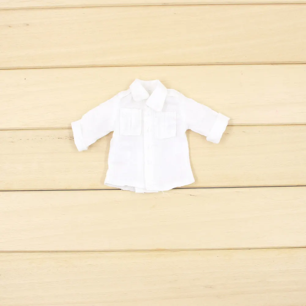Shirt Blyth ICY Licca 1/6 аксессуары для кукол джинсовая куртка белая рубашка Короткие штаны - Цвет: Shirt