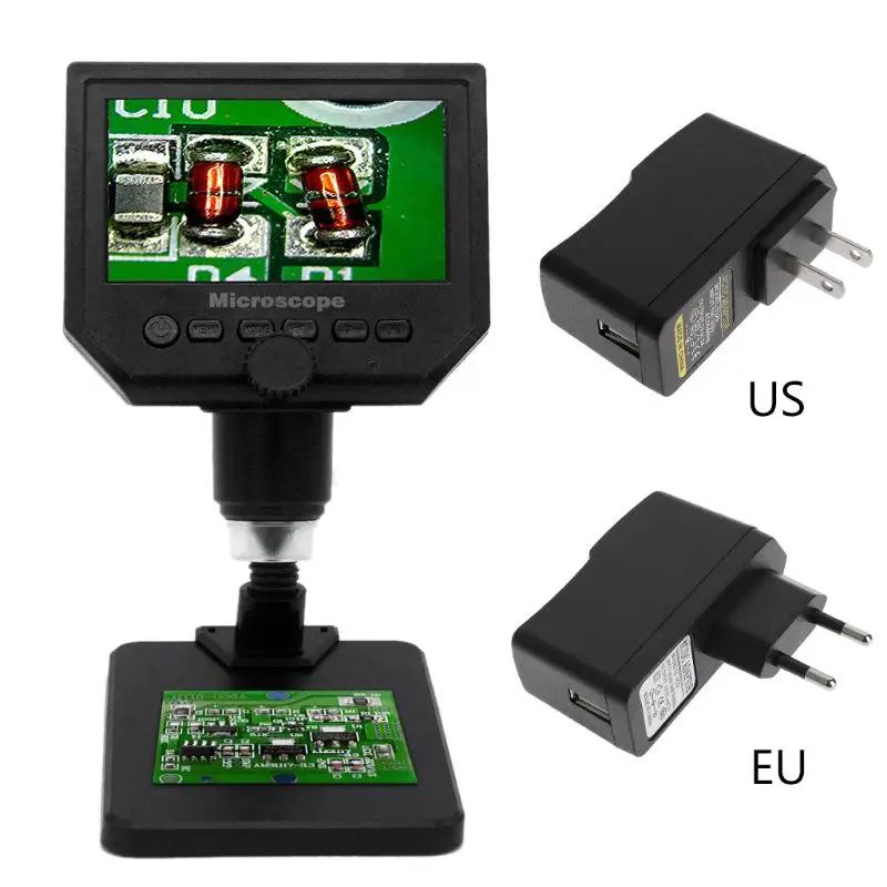 

G600 + Обновление HD 3.6MP цифровой микроскоп 4,3 "LCD микроскопы Лупа камера