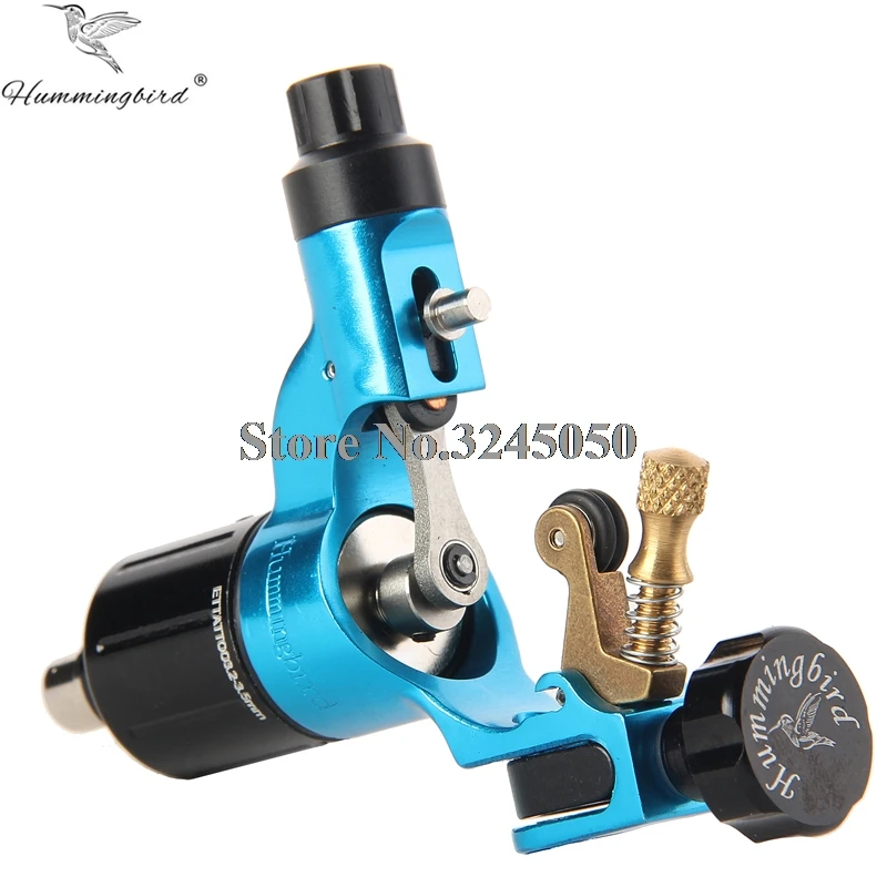 

Original Hummingbird V2 Swiss Motor Rotary tattoo machine Blue Free RCA Cord For Tattoo Supply
