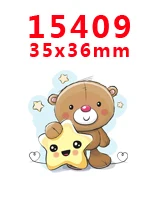 PR-15409 DIY принадлежности для рукоделия мультяшный персонаж плоский задний Плоские наклейки 30 шт. PR-15202-15438 - Цвет: PR-15409