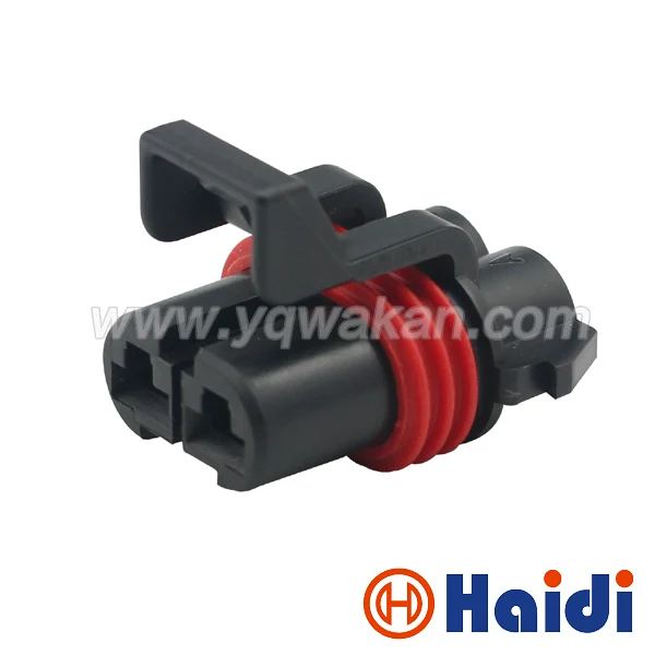 

Free shipping 5sets 2pin delphi auto waterproof wire harness plug electric cable connector 12052613