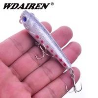 1pcs pencil fishing lure 7cm 6 5g top water snakehead floating wobbler lures artificial hard bait peche iscas pesca wd 328
