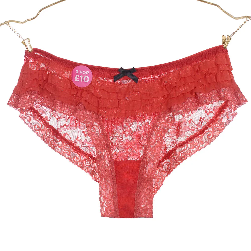 Женские кружевные трусики-маскарадные Трусики с высокой эластичной талией