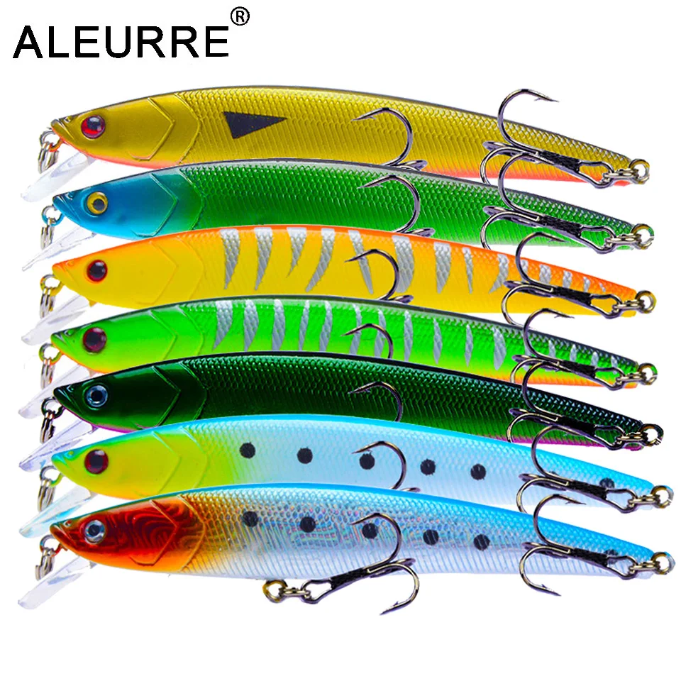 

11cm 10g Hard Minnow Fishing Lure Topwater Floating Wobbler Crankbait Bass Artificial Baits Pike Carp Lures Fishing Tackle Pesca