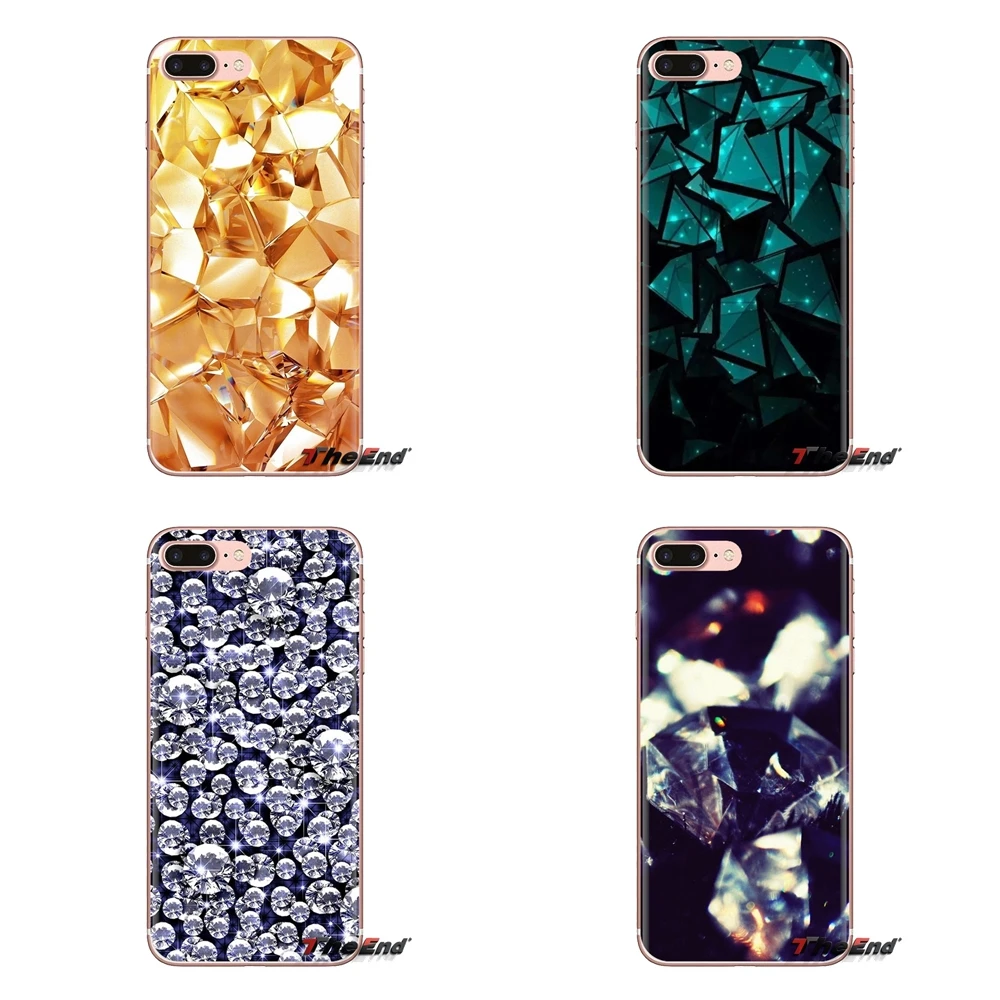 Crystal Diamond Transparent Soft Cases Covers For Oneplus 3T 5T 6T Nokia 2 3 5 6 8 9 230 3310 2.1 3.1 5.1 7 Plus 2017 2018 |