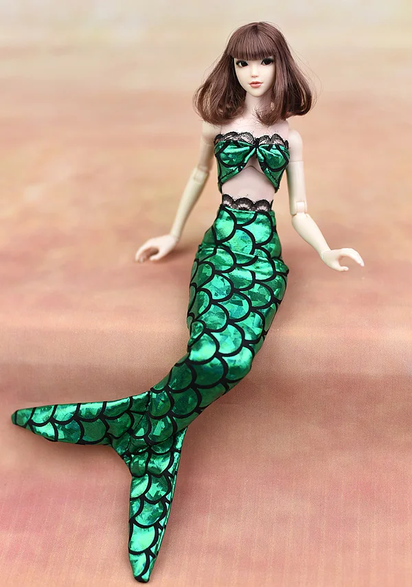 2018 New Mermaid dress fishtail skirt Outfit Clothing For 1/6 Barbie Xinyi Kurhn FR Doll Toys for Girls Children | Игрушки и хобби