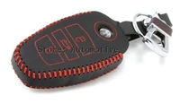 auto accessories high quality genuine leather car key holder key case for volkswagen touareg 2011 2014