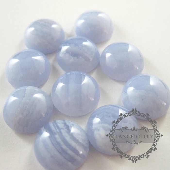 12 мм круглая светло-голубая полоса Кабошон DIY ювелирные изделия фурнитура 4110133 |