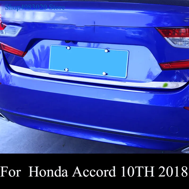 Декоративная лента для багажника handa accord 10th 2018|Хромирование| |