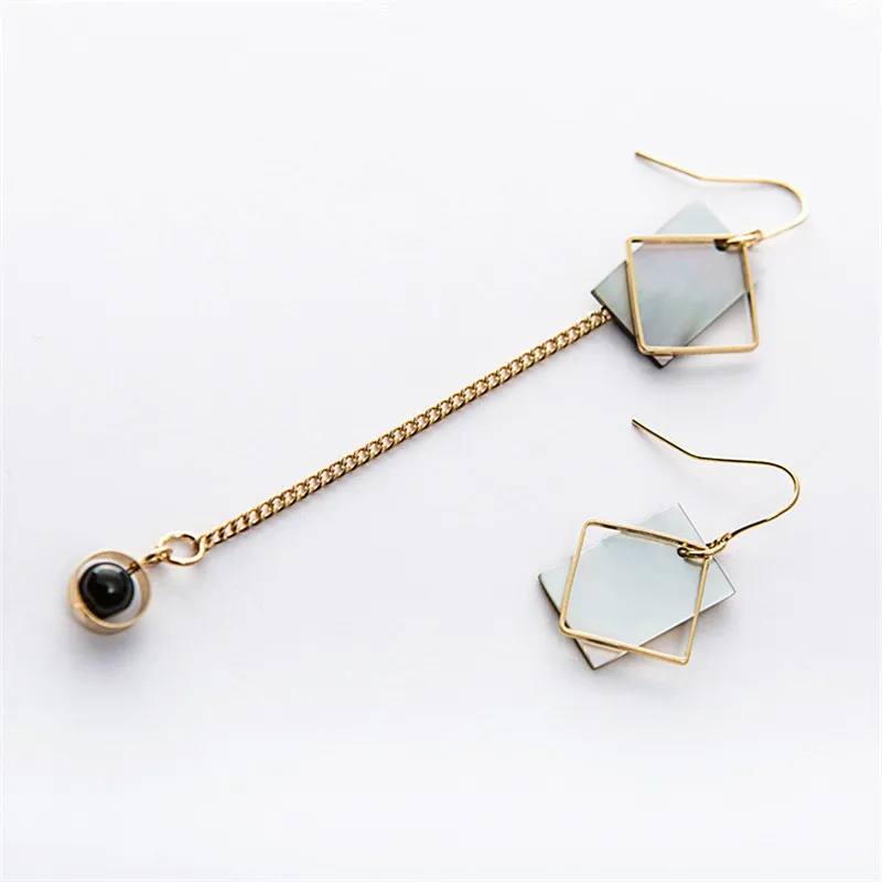 Ливера Новая мода В виде ракушки сплав Ленточки Серьги Личность крюк простой