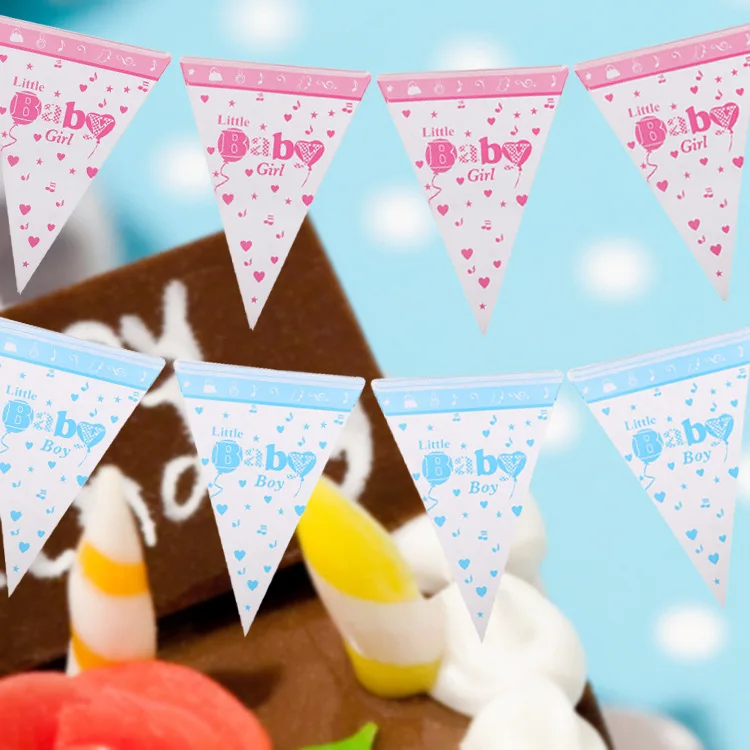 1 Набор (12 шт.) бумажные флажки для маленьких девочек и мальчиков праздничные