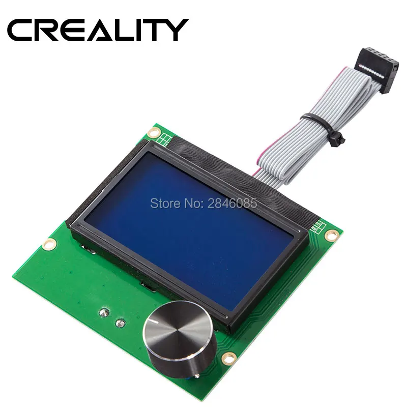 CREALITY 3d части принтера контроллер RAMPS 1,4 lcd 12864 панель управления синий экран+ кабель для CREALITY Ender-3 3d принтер