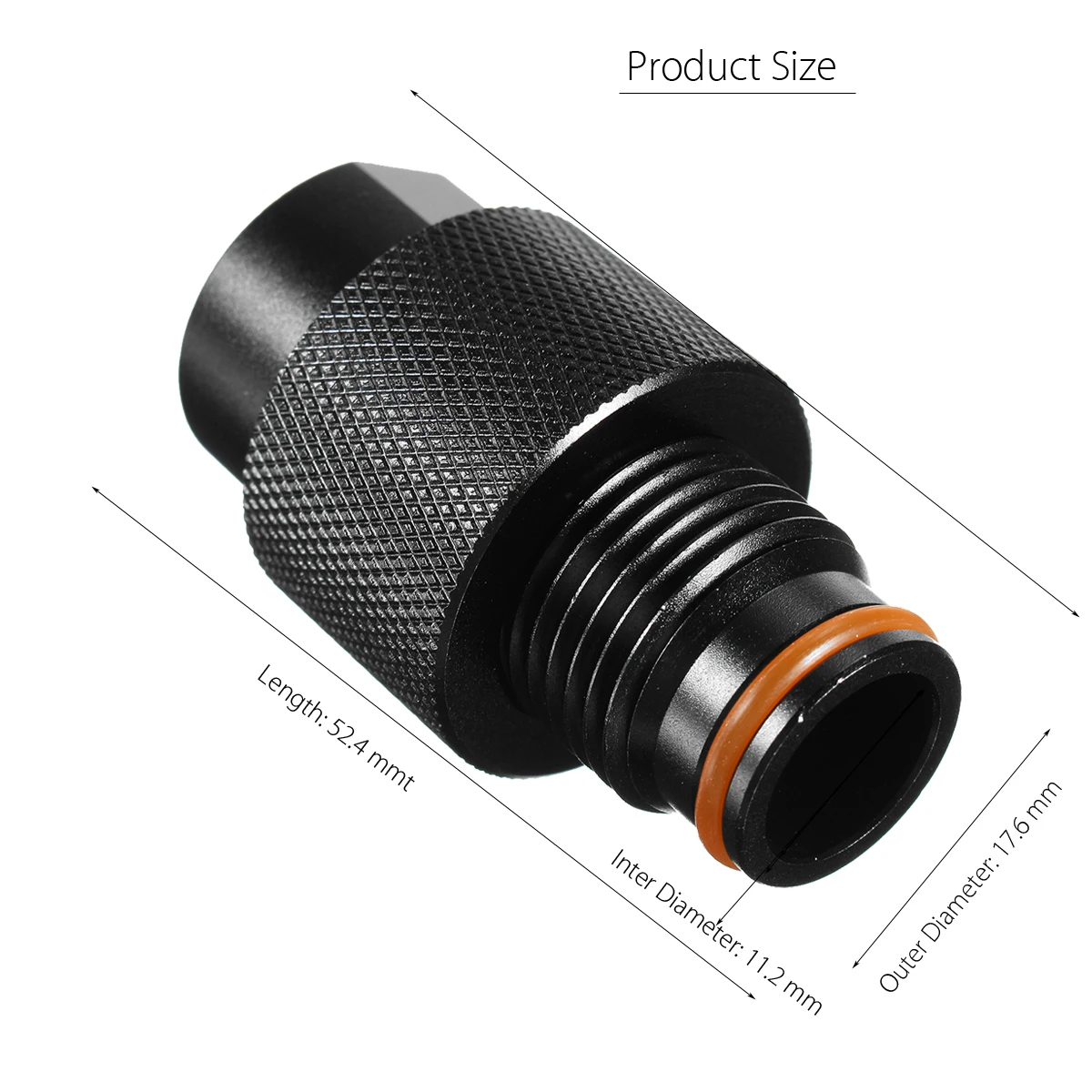 

Paintball PCP Air Tank Regulator Thread Saver On/Off ASA Adaptor